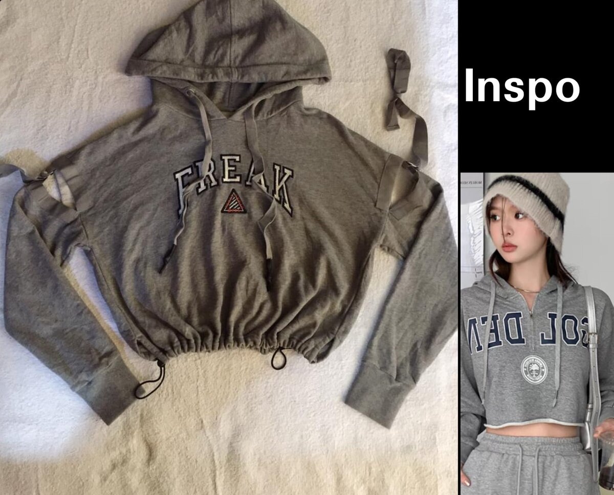 Salaula crop tops and tops