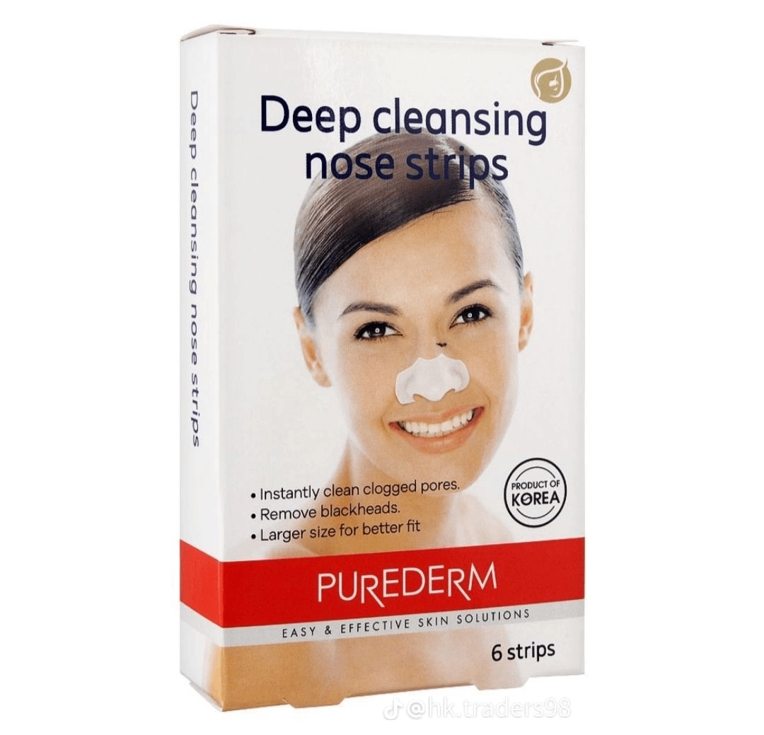 Deep cleansing nose strip