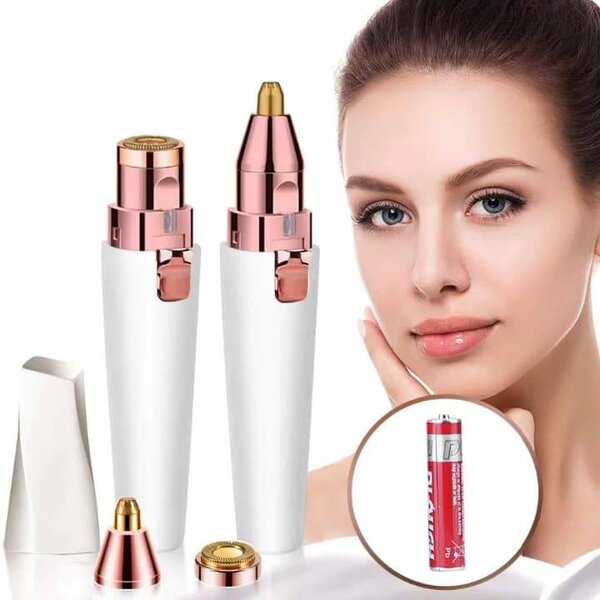 Tondeuse sourcils LED portable