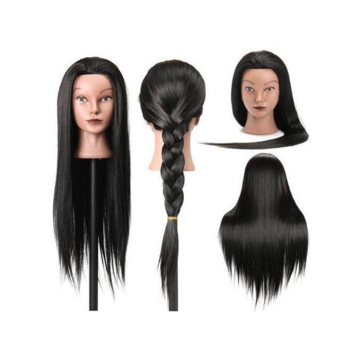 27" 30 Real Hair Salon Hairdressing Mannequin Training Pract