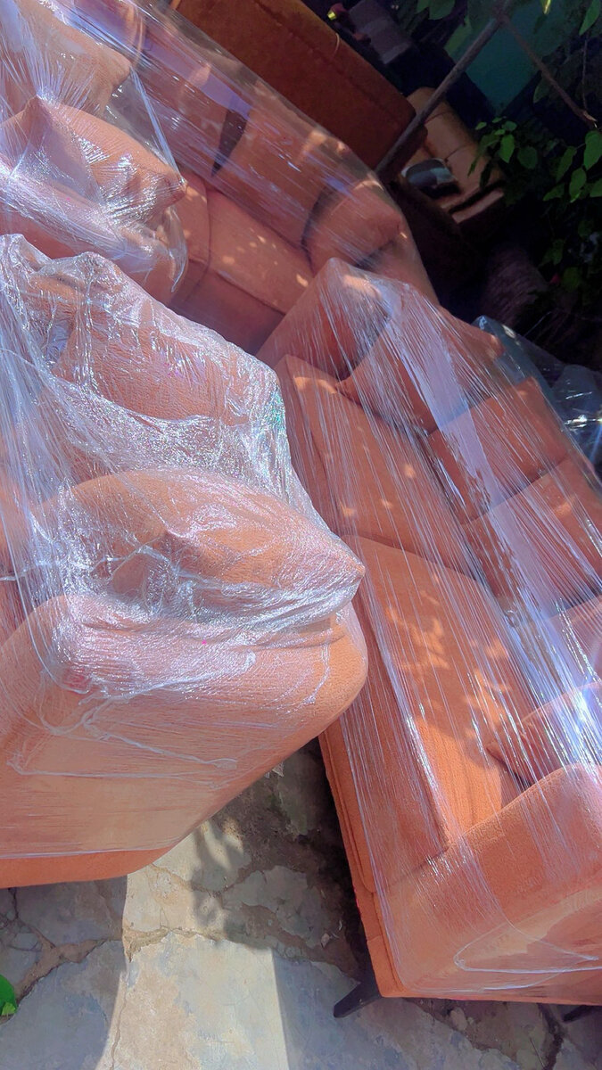 Canapé moderne orange