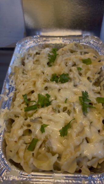 Gratin de pâte au poulet