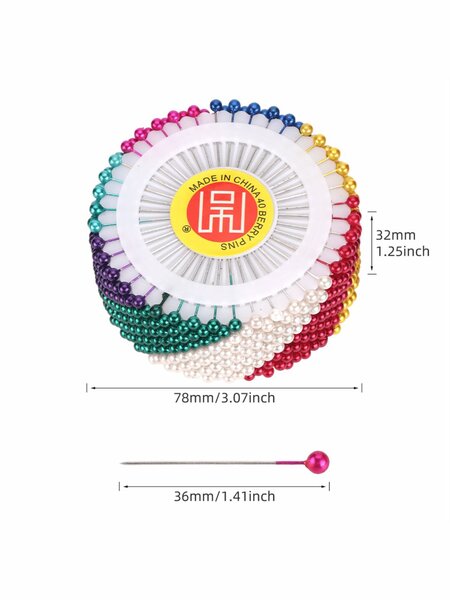 Épingles à tête colorée