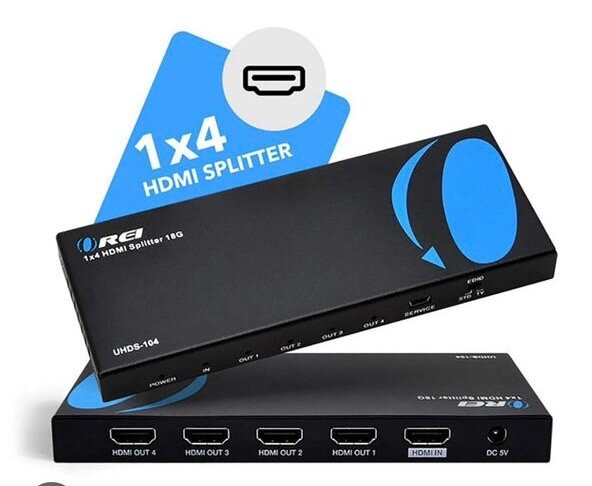 1x4 HDMI Splitter 4K UHD