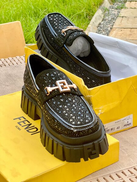 FENDI PLATFORM MENS CASUAL/FORMAL SHOES