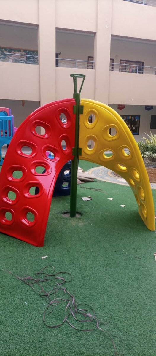 Kids climbing outdoor