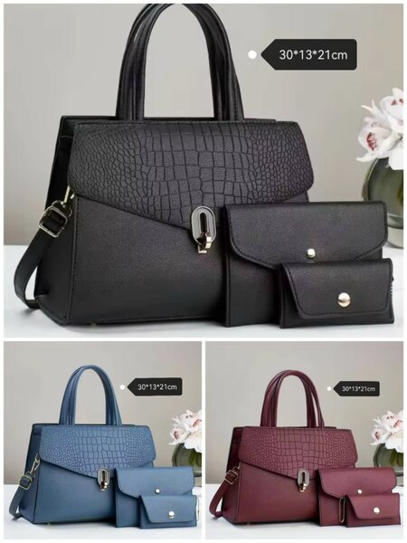 Sac à Main Élégant 3 Pièces