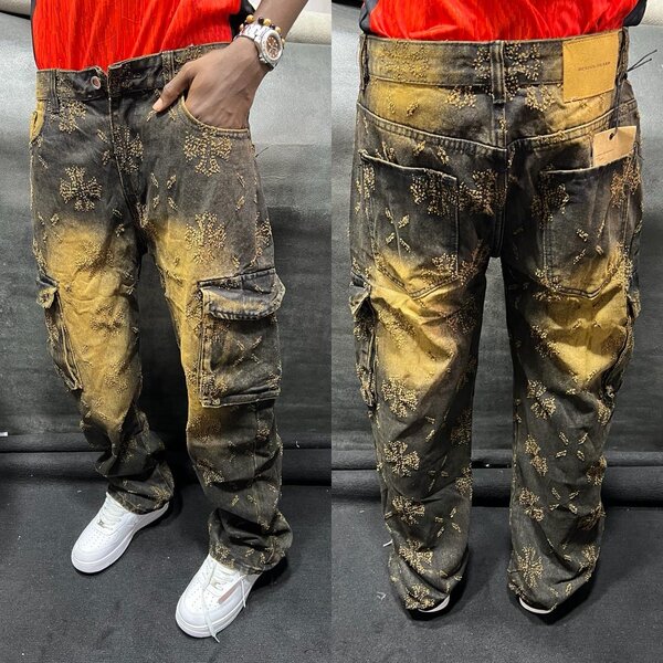 Jean cargo design unique