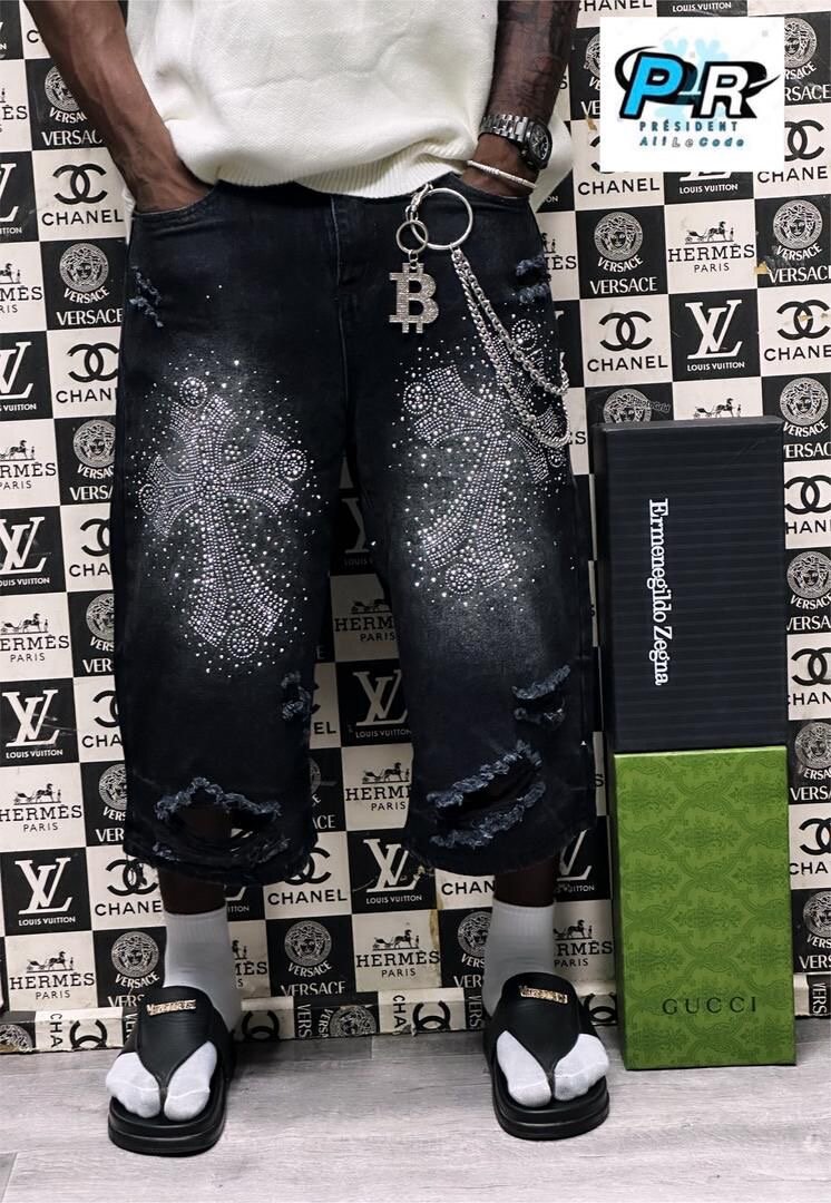 Shorts en jean streetwear