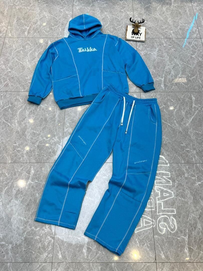 Ensemble Survêtement Bleu Casual