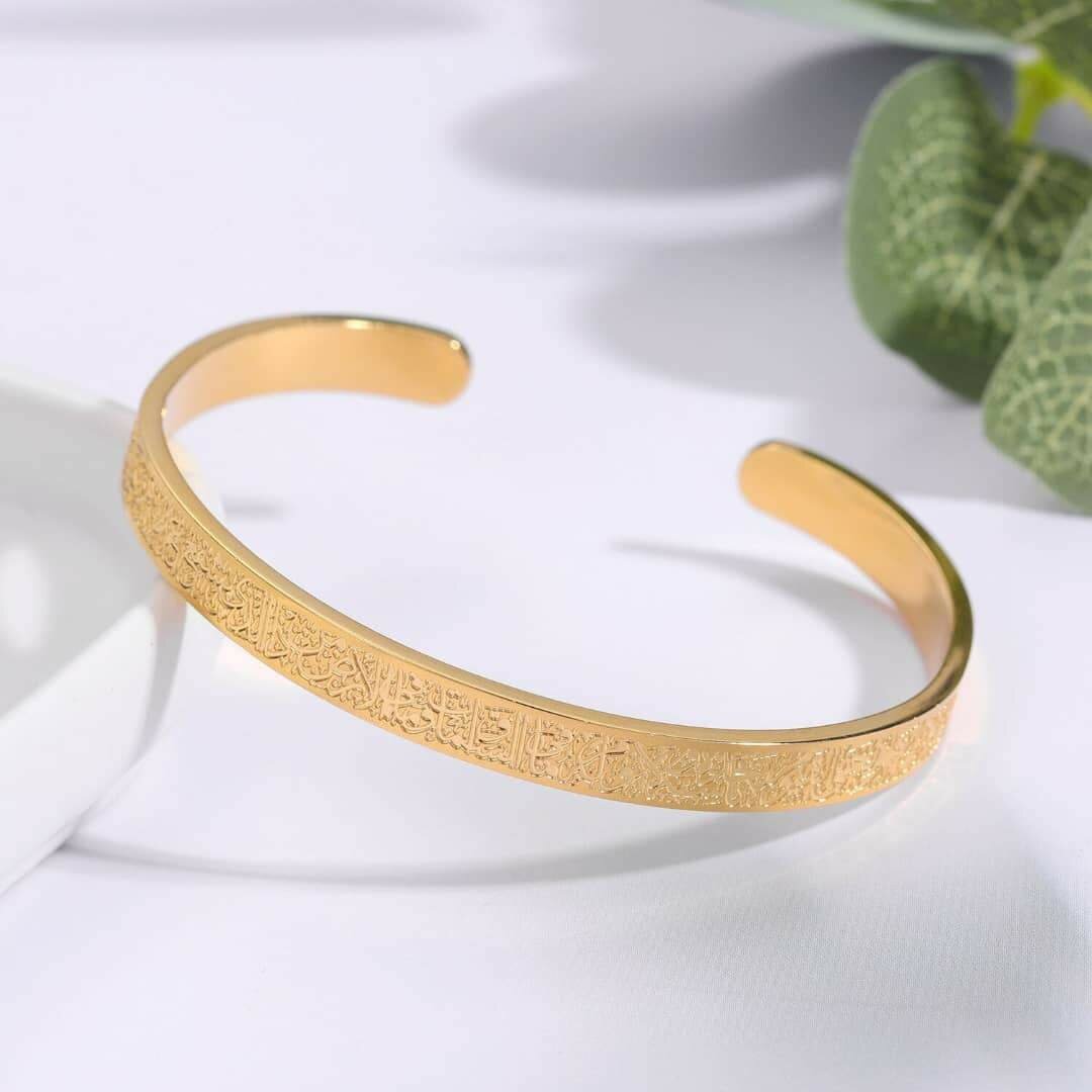 Bracelet jonc gravé élégant