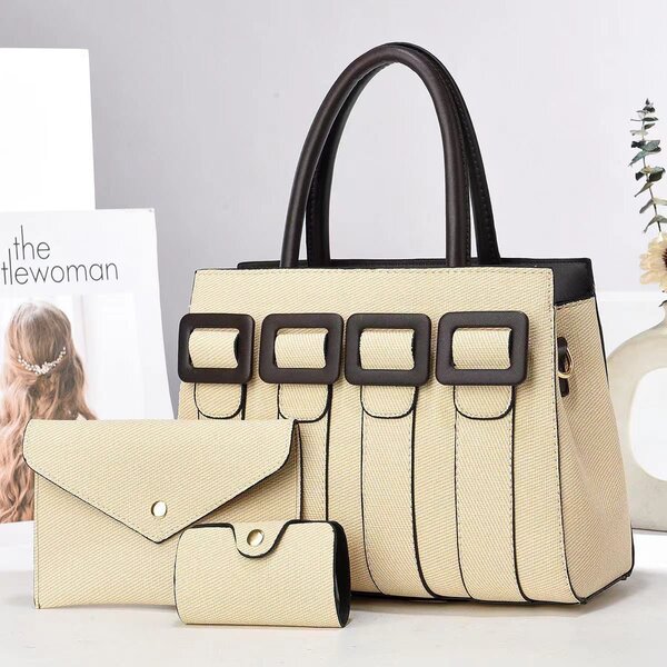 Sac à main élégant 3 pièces