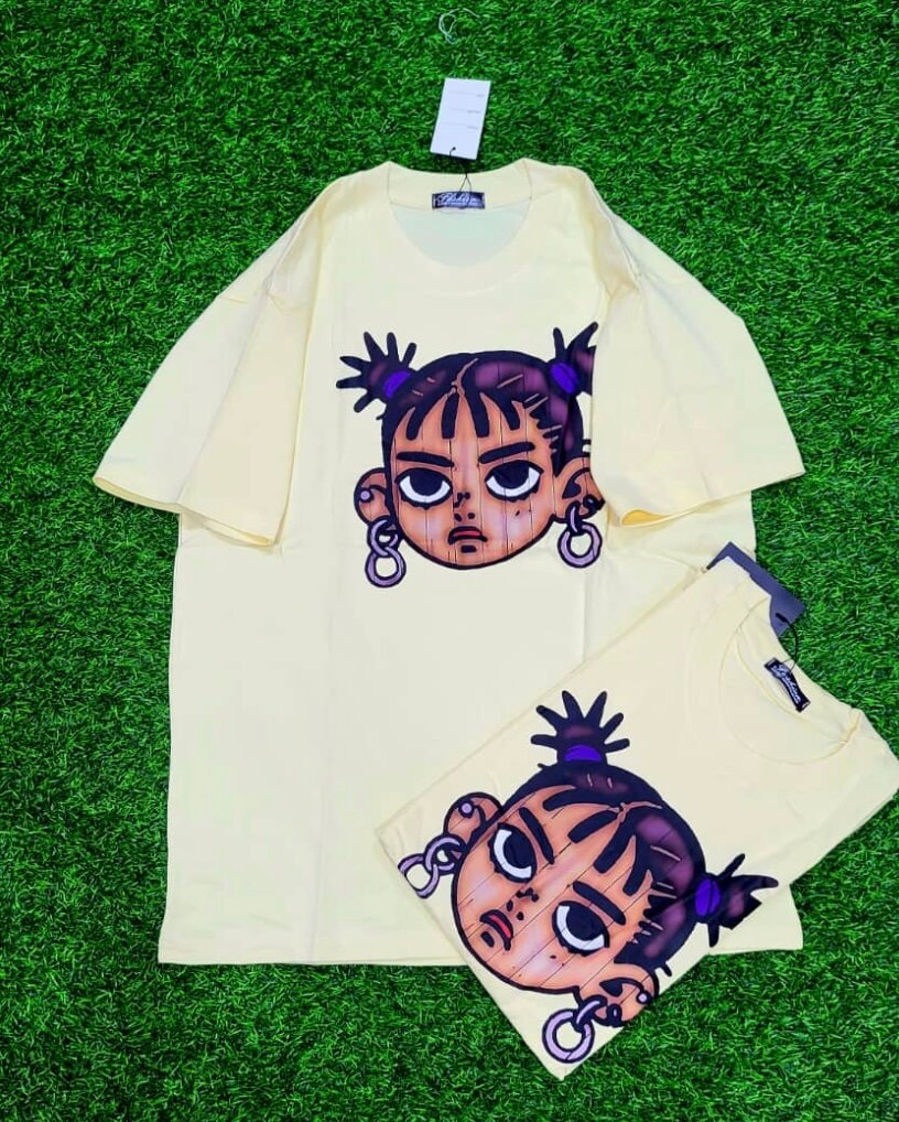 T-shirt cool imprimé visage