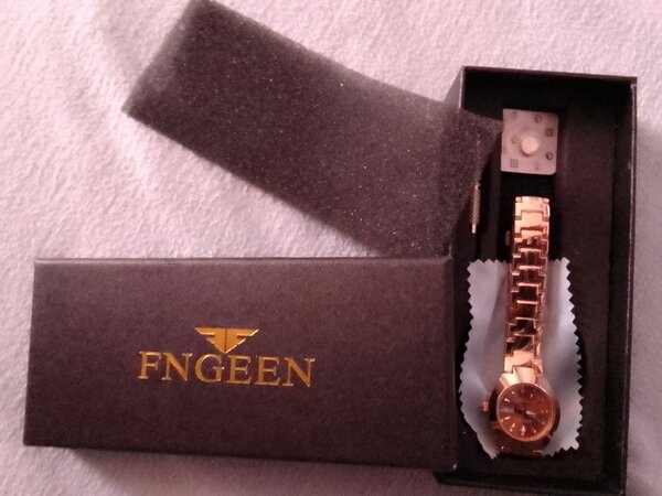 Montre Femme FNGEEN Or Rose