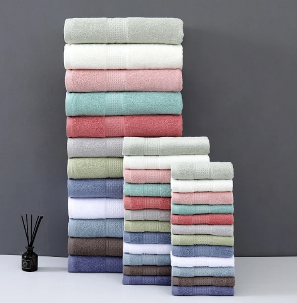 Serviettes en coton doux