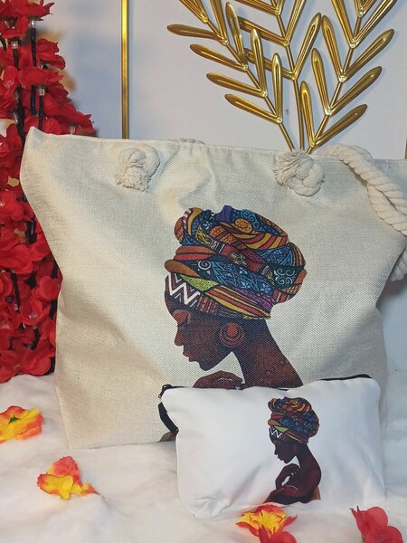 Ensemble Sacs Tissus Motifs Artistiques