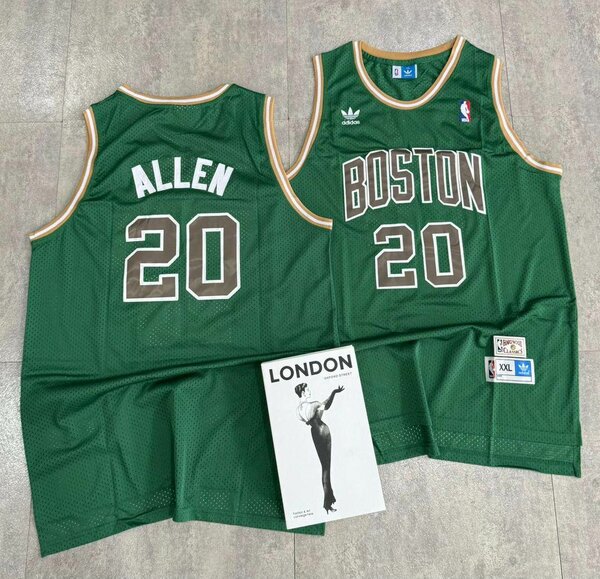 Maillot Basketball Boston Vert