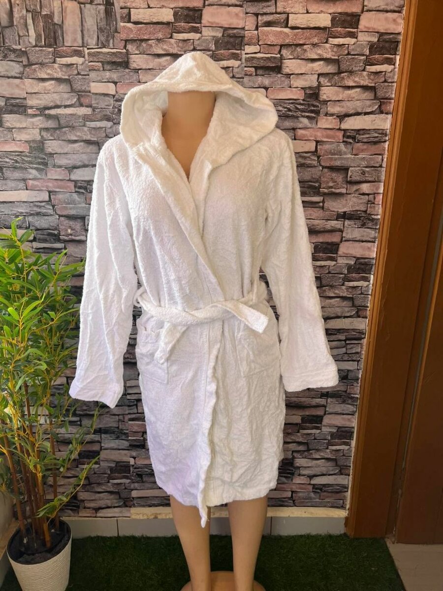 Peignoir Doux avec Capuche