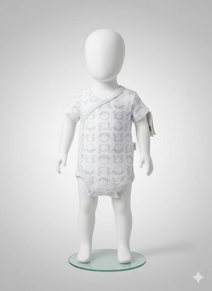 Body croisé bébé coton