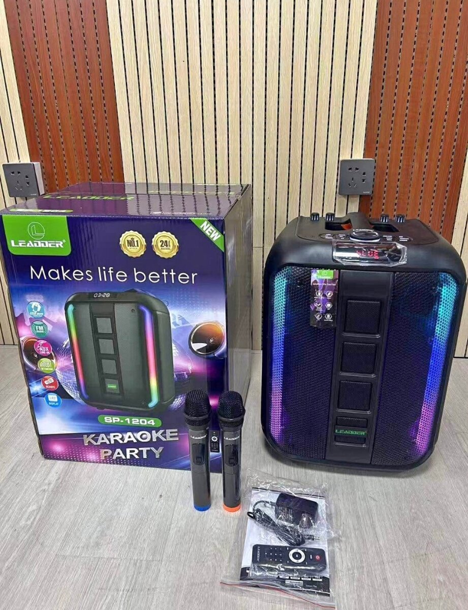 Enceinte Karaoké Bluetooth Leader