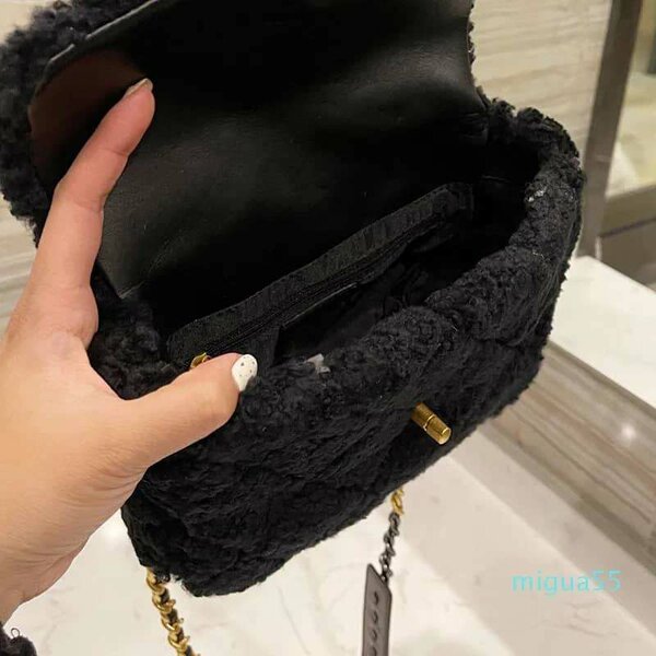 BLUT TWEED 19 FLAP SATCHEL WITH CHAIN STRAP