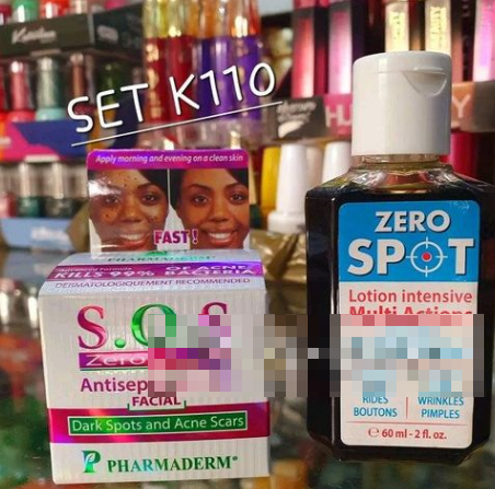 ZERO SPOT OIL and SOS ZERO ACNE