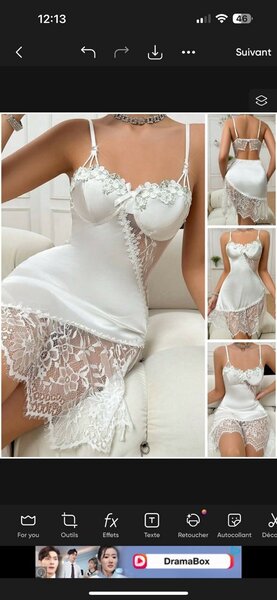 Ensemble lingerie en dentelle