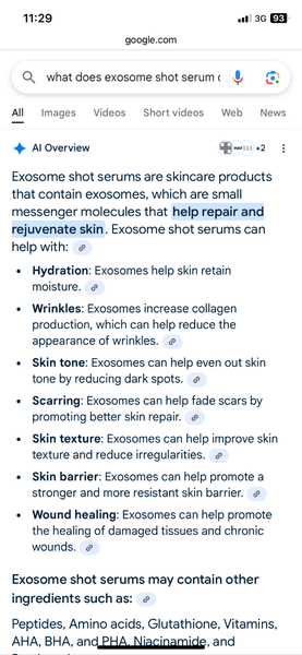 Medicube exsome shot (zero pores)