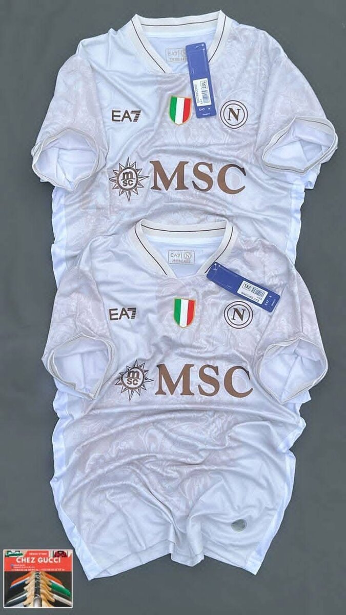 Maillot de napoli blanc