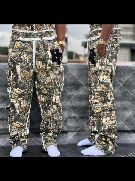 Pantalons cargo streetwear homme