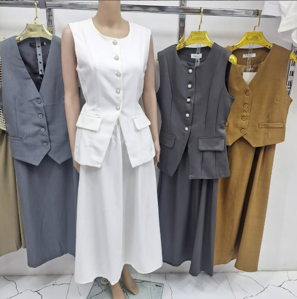 Двойка жилет+юбка