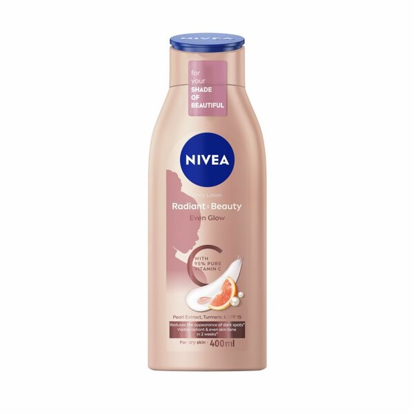 Nivea body lotion radiant and beauty even glow 400ml