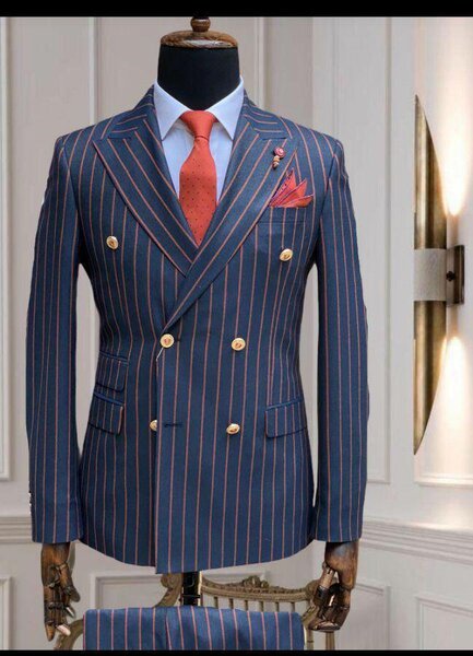 Stripe Double Breasted Suits