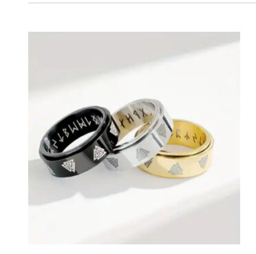 Anneaux Viking Runiques