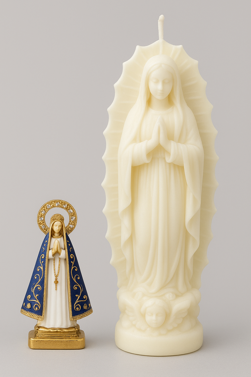Bougie Statue Vierge Marie