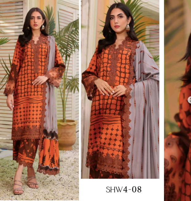 Charizma Sheen - Unstitched Embroidered Linen Shawl Collection | NOW LIVE