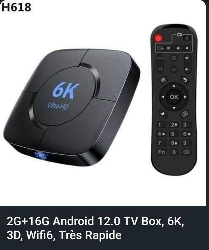 Box TV Android 6K Ultra HD