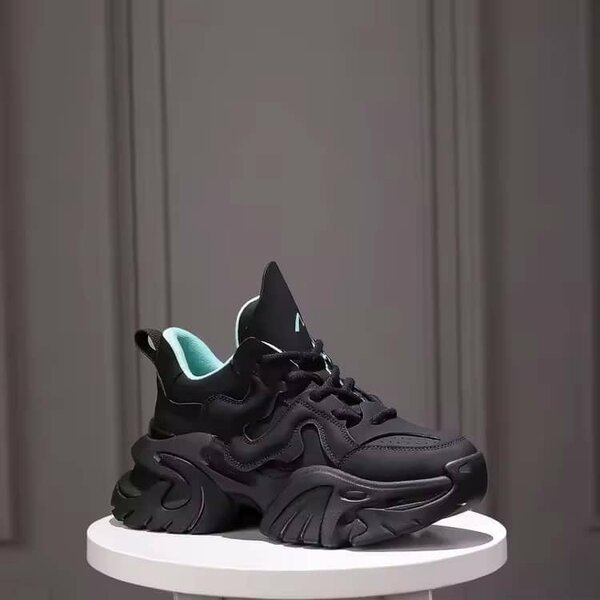 Baskets mode chunky colorées