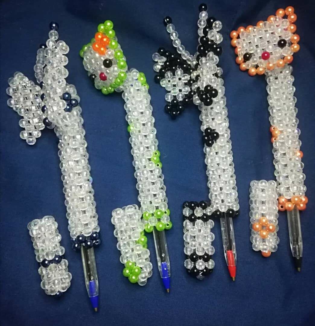 Stylos décoratifs perles