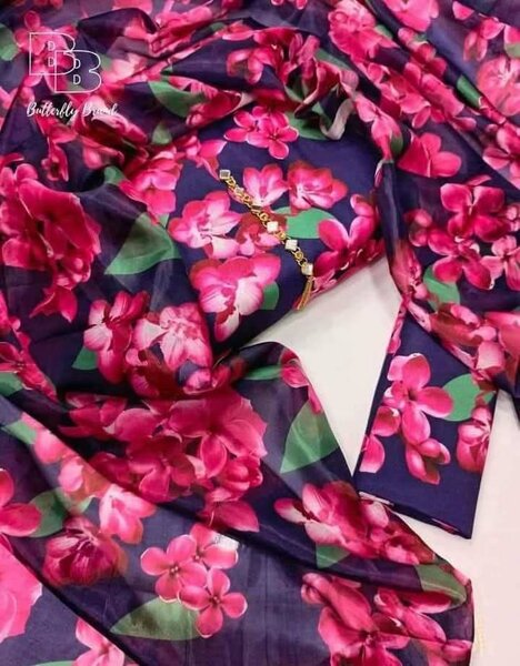 Printed lawn suit