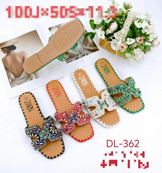 Sandales Bohèmes Perles Femmes