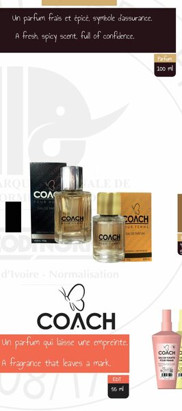 Parfum Coach pour Femme