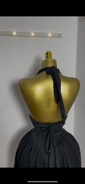 Robe Dos Nu Élégante Noire