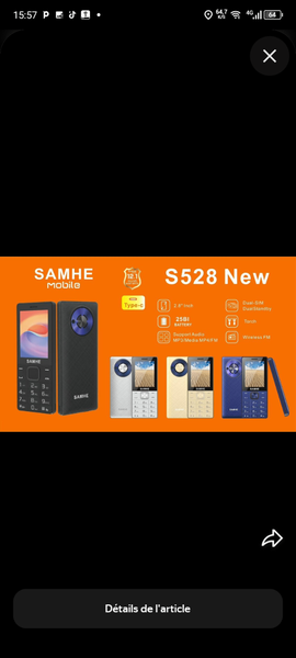 Téléphone SAMHE S528