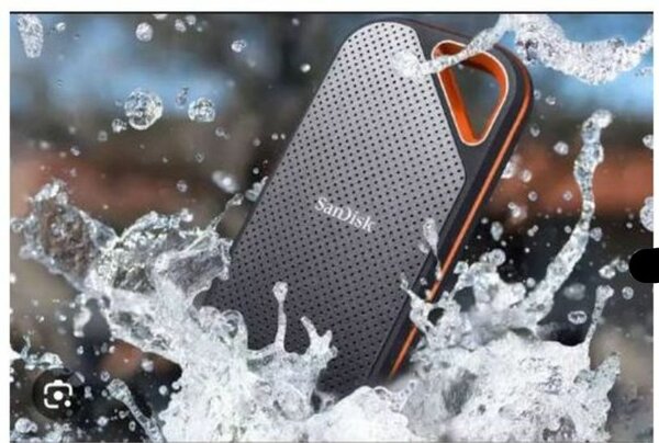 Disque SanDisk externe SSD 2To avec une vitesse de 1050Mbpsp