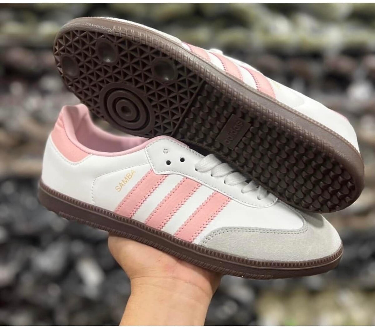 Women's SAMBA sneakers, color white, size 37,38,39,40,41