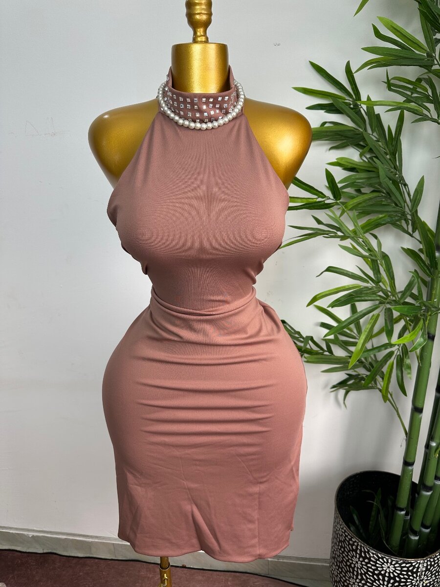 Robe Femme Élegante Dos Nu