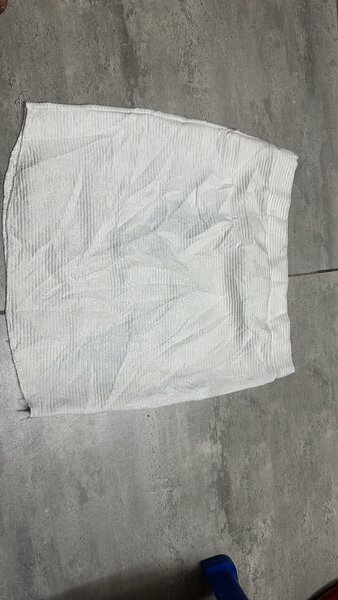 Jupe Blanche Élastique Élégante