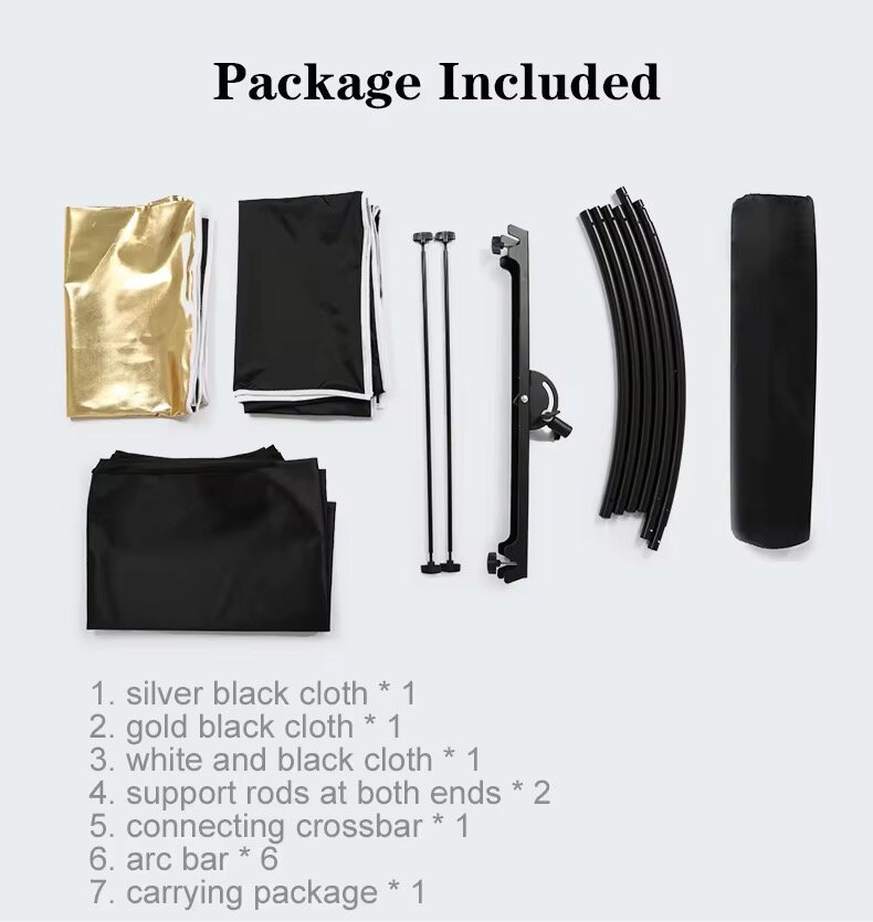 Kit de réflecteur photo 45°