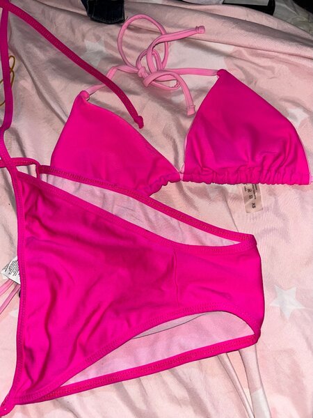 Bikini rose vif femme